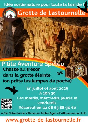 Grotte Lastournelle - chasses aux trésors 2026